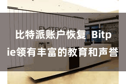 比特派账户恢复 Bitpie领有丰富的教育和声誉