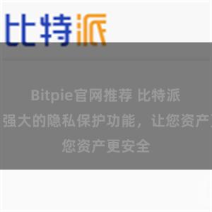 Bitpie官网推荐 比特派钱包：强大的隐私保护功能，让您资产更安全