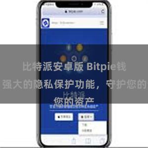 比特派安卓版 Bitpie钱包：强大的隐私保护功能，守护您的资产