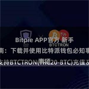 Bitpie APP官方 新手指南：下载并使用比特派钱包必知事项