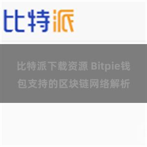 比特派下载资源 Bitpie钱包支持的区块链网络解析