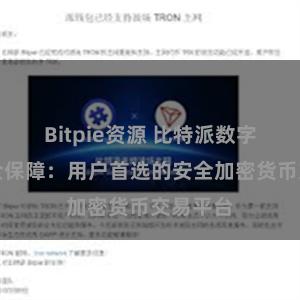 Bitpie资源 比特派数字资产安全保障：用户首选的安全加密货币交易平台