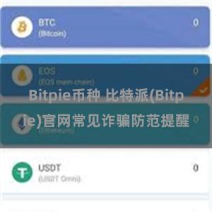 Bitpie币种 比特派(Bitpie)官网常见诈骗防范提醒