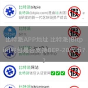 比特派APP地址 比特派(Bitpie)钱包是否支持BEP-20代币？