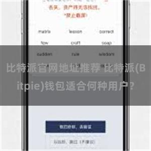 比特派官网地址推荐 比特派(Bitpie)钱包适合何种用户？