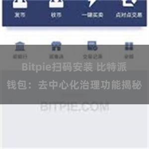   Bitpie扫码安装 比特派钱包：去中心化治理功能揭秘