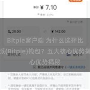   Bitpie客户端 为什么选择比特派(Bitpie)钱包？五大核心优势揭秘