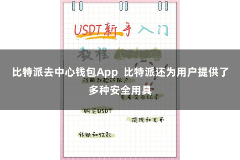 比特派去中心钱包App  比特派还为用户提供了多种安全用具